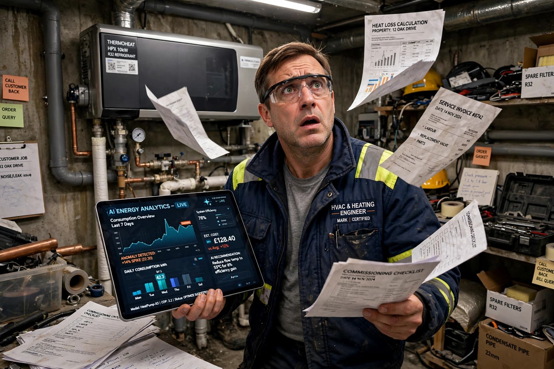 Optimiser le suivi des consommations énergétiques pour les installateurs de pompes à chaleur grâce à l'IA