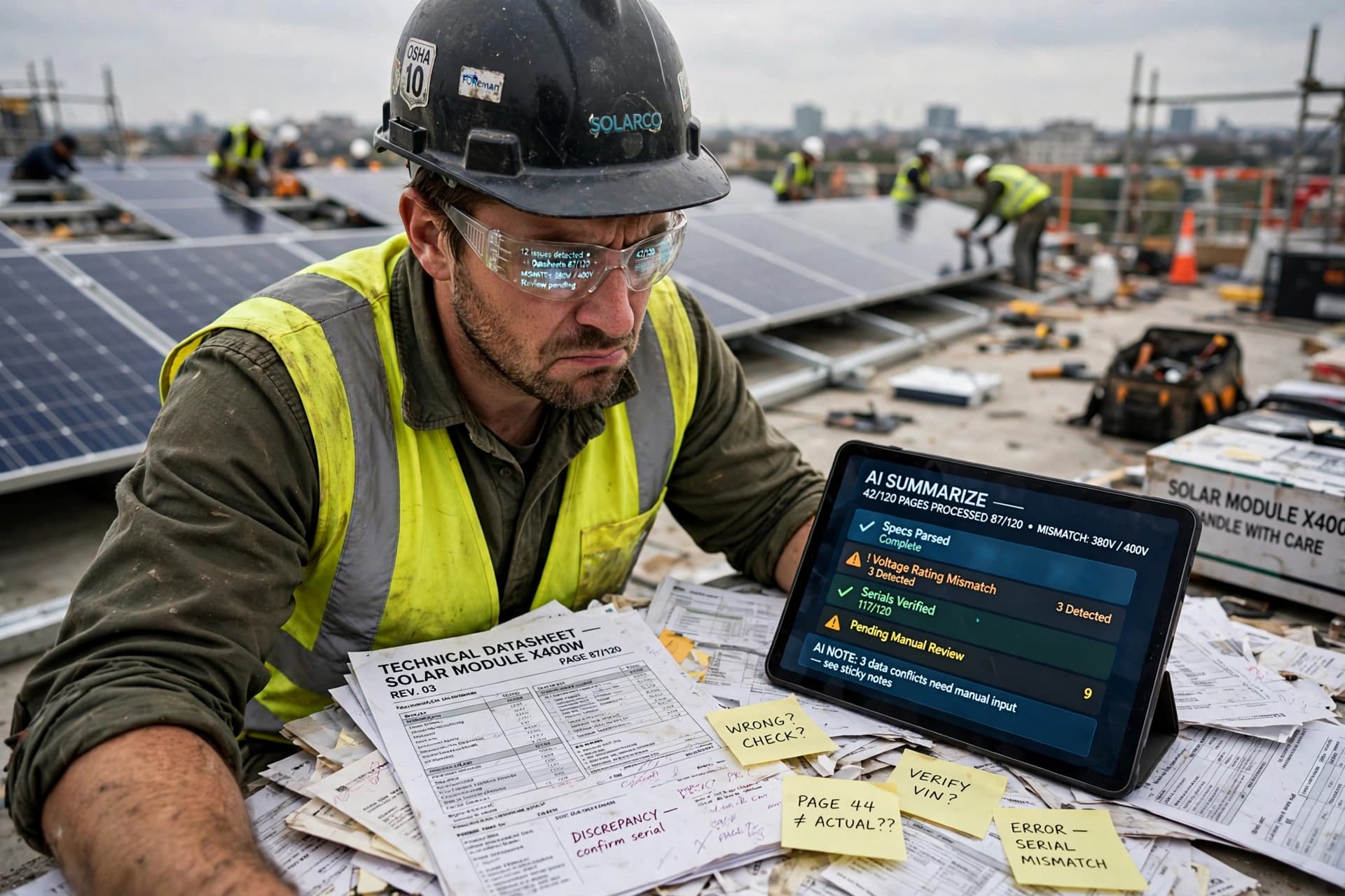 Comment un installateur de panneaux solaires peut automatiser la gestion des fiches techniques pour un conformité sans faille
